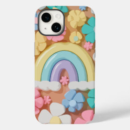 Whimsical Marshmallow Blooms - Vibrant Phone Case