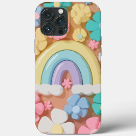 Whimsical Marshmallow Blooms - Vibrant Phone Case
