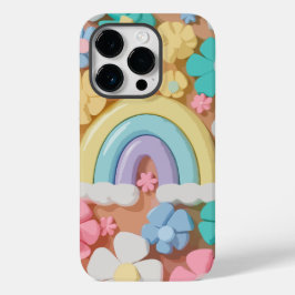 Whimsical Marshmallow Blooms - Vibrant Phone Case