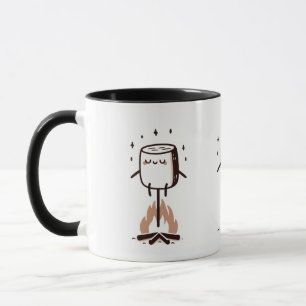 Whimsical Marshmallow Roasting Itown Mugg