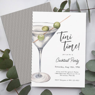Whimsical Martini Cocktail Party-inbjudan Inbjudningar