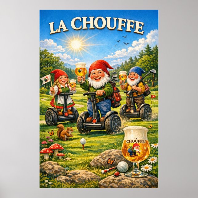 Whimsical Meadow Ride och Ale Joy-affisch Poster (Framsidan)