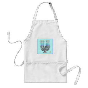 Whimsical Menorah Trasa Förkläde