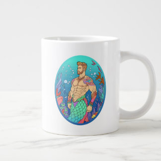 Whimsical Merman Abs Mugg Jumbo Mugg
