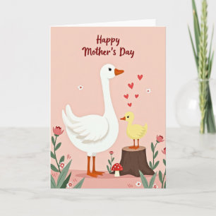 Whimsical Morsdags Trädgårdskort Kort