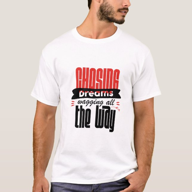 Whimsical Motivational T-Shirt, Dreamer Shirt T (Framsida)