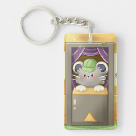 Whimsical Mouse Vendor – Cute Hat Booth Character