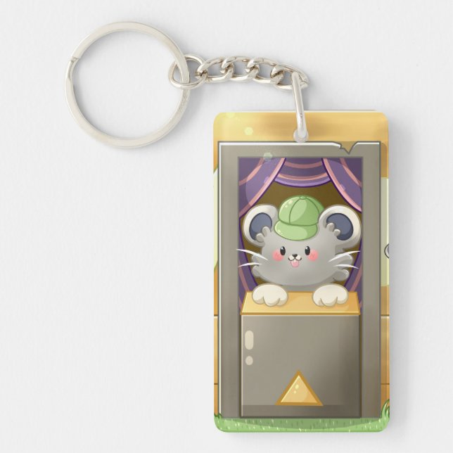 Whimsical Mouse Vendor – Cute Hat Booth Character (Framsidan)