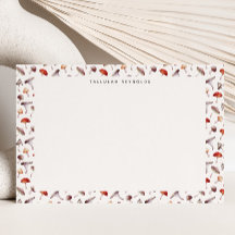 Whimsical Mushroom Mönster