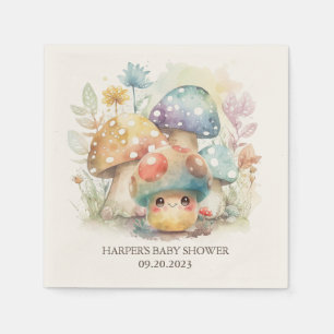 Whimsical Mushroom Pappersservett