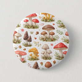 Whimsical Mushroom Pattern – Vintage Botanical Knapp