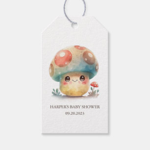 Whimsical Mushroom Presentetikett