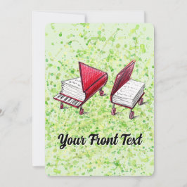 Whimsical Musical Hjul of Knowledge Personlig Inbjudningar