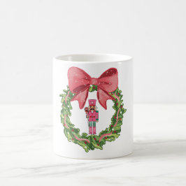 Whimsical Nötknäppare Julkrans Kaffemugg