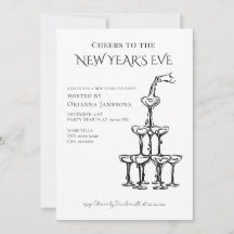 Whimsical Nyårsfirande Champagnefest