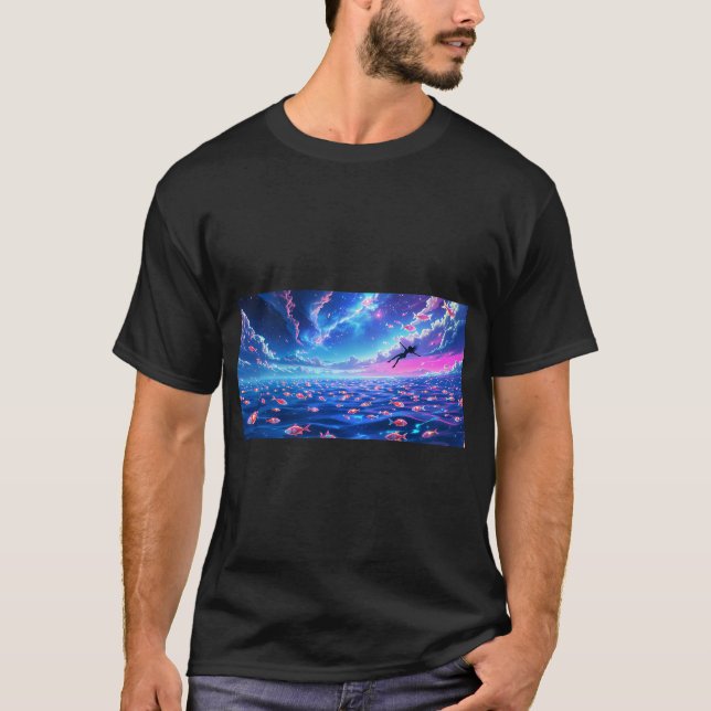 Whimsical Ocean T Shirt (Framsida)
