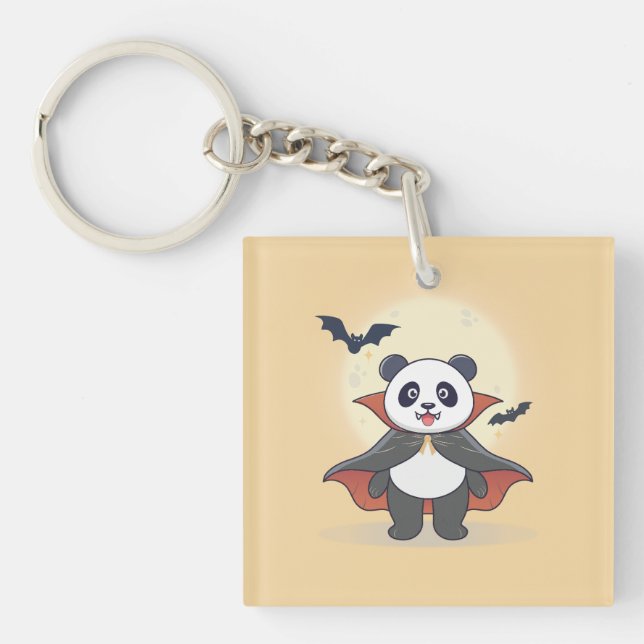 Whimsical Panda Trollkarl med Magisk Hatt (Framsidan)
