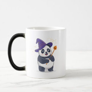 Whimsical Panda Trollkarl med Magisk Hatt Mugg