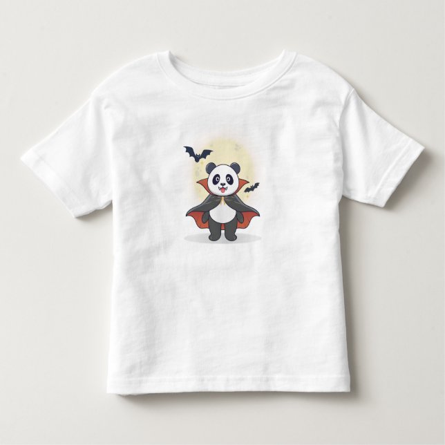 Whimsical Panda Wizard with Magic Hat T Shirt (Framsida)