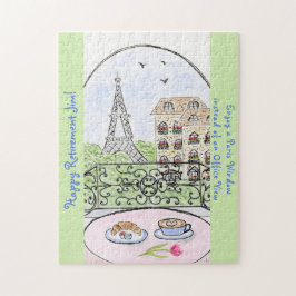 Whimsical Paris Eiffel Torn PENSION Pussel