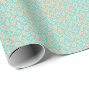 Whimsical Pastel Blommigt Valentine Presentpapper
