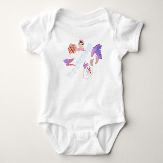 Whimsical Pastell Fjäril och Blommor Kaffe Mugg T Shirt