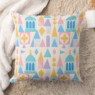 Whimsical Pastell Sagolikt Slott Geometrisk Kudde