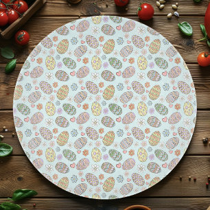 Whimsical Pastell Söt Påskägg Blommönster