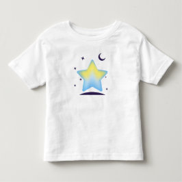 Whimsical Pastell Stjärna och Moon Nursery T Shirt
