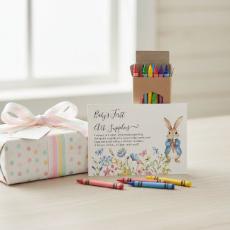 Whimsical Peter Rabbit Baby’s First Art Supplies Tilläggskort