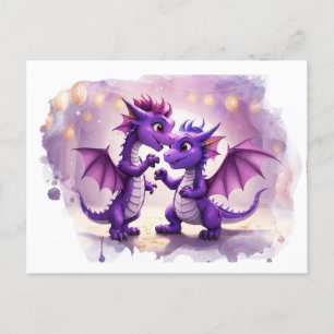 *~* Whimsical PHOTO Inbjudan Dragon AP48 vykort
