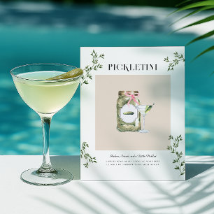 Whimsical Pickletini Martini Cocktailrecept Vykort