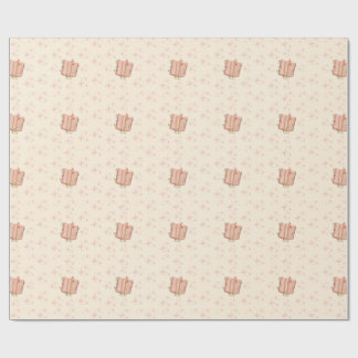 Whimsical Pink Book & Stars Presentpapper