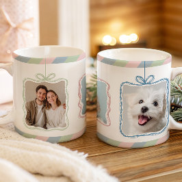 Whimsical presentlåda foto kaffemugg