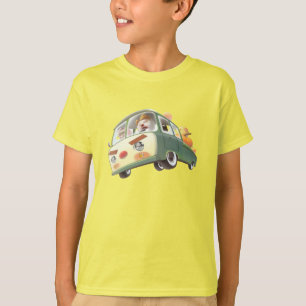 Whimsical Pumpkin Ride T Shirt