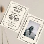 Whimsical Quirky Funky Cheers 30:e födelsedagen Inbjudningar<br><div class="desc">Hand plockade Funky Cheers Öl 30:e födelsedagen</div>