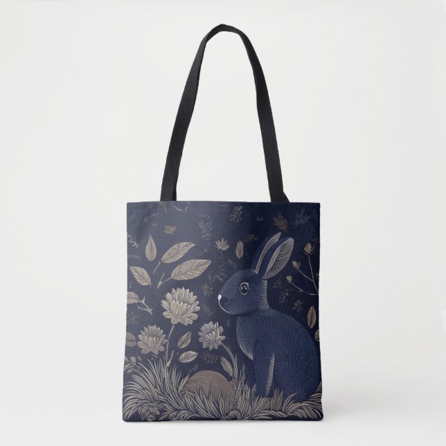 Whimsical Rabbit Tygkasse (Framsida)