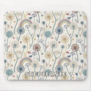 Whimsical Rainbow and Botanical Dandelions (2) Musmatta