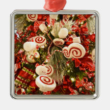 Whimsical Red & White Candy ThMeed Julgran