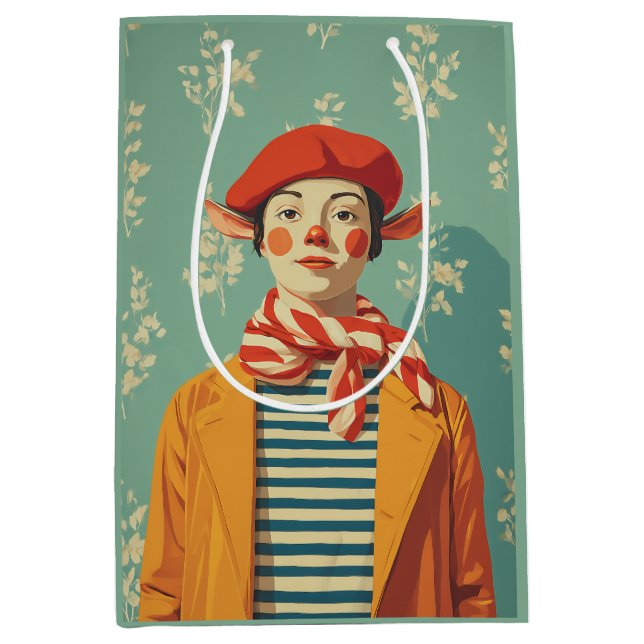 Whimsical Retro-julhelgen Elf (Framsidan)