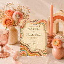 Whimsical Retro Regnbågsbröllop