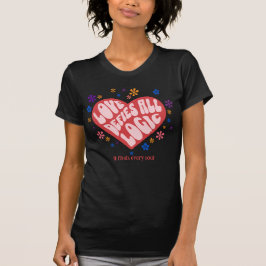 Whimsical Retro Romance T Shirt