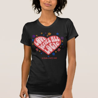 Whimsical Retro Romance T Shirt