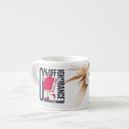 Whimsical Röd Bok Karaktär Okunskap Bannlyst  Espressomugg