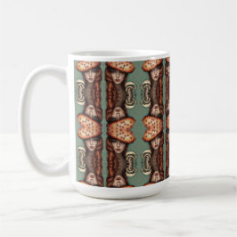 whimsical rolig svampälskare kaffemugg