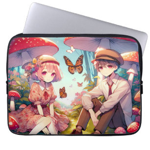 Whimsical Romantic Anime par Laptop Fodral