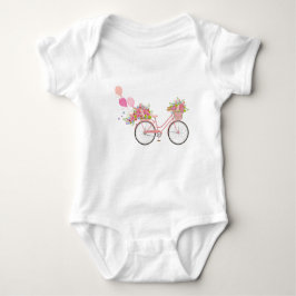 Whimsical Rosa Bicycle T Shirt