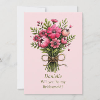 Whimsical Rosa Bukett Bröllopspartförslag