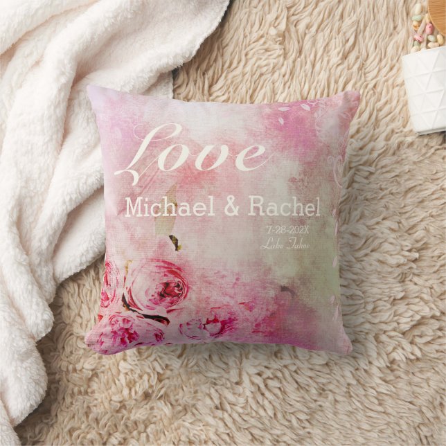 Whimsical Roses Minnessak Kudde (Filt)