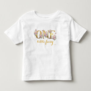 Whimsical saga trädgård 1-års födelsedagsfest t shirt